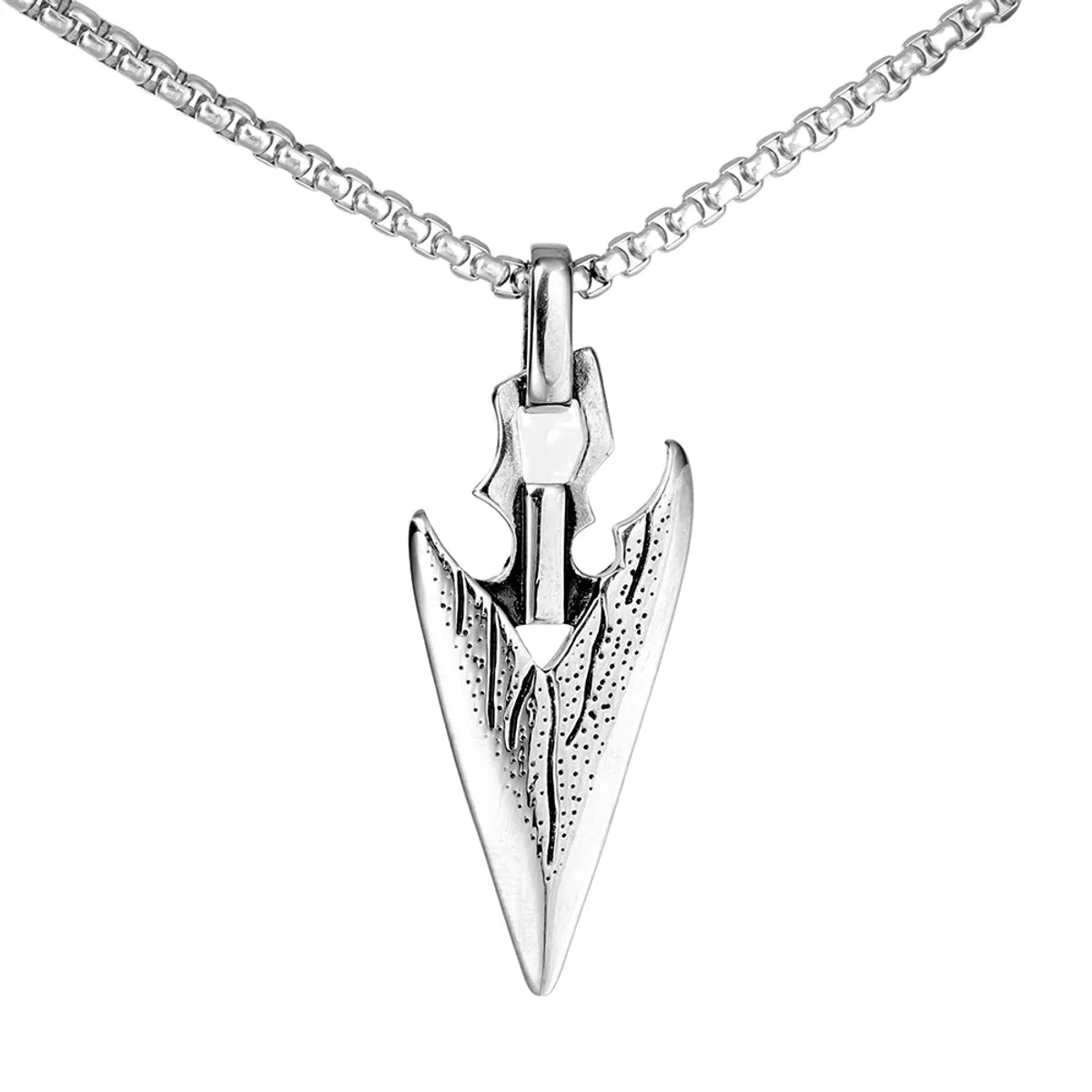 1 Piece 316 Stainless Steel  Arrow Pendant Chain