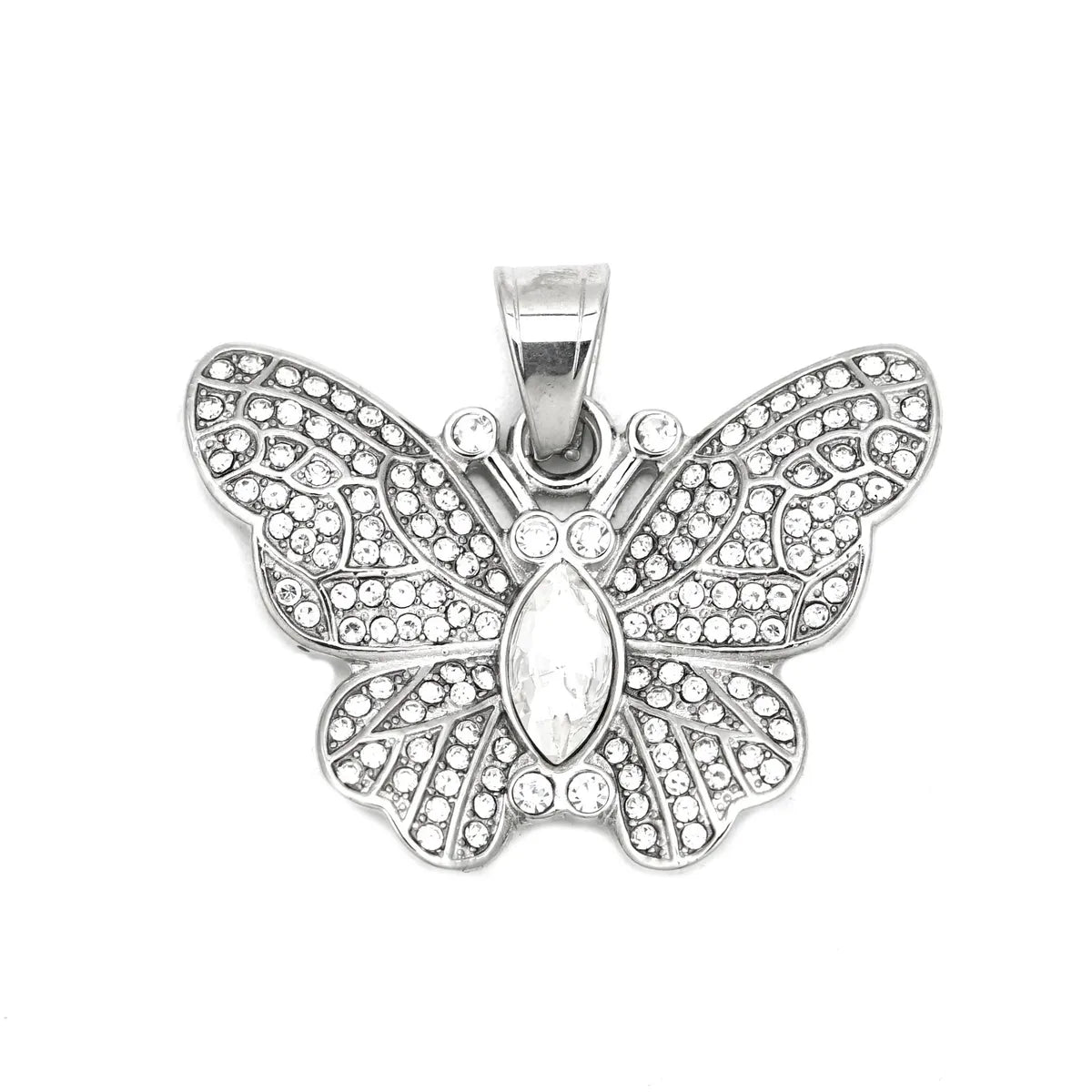 1 Piece 316 Stainless Steel  Butterfly Pendant