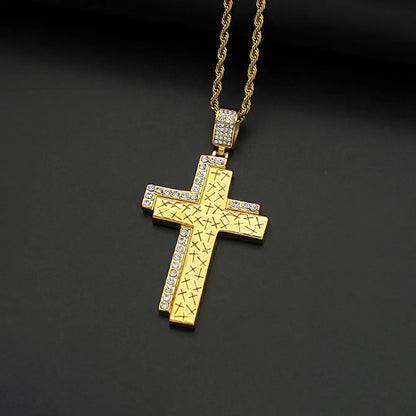 1 Piece 316 Stainless Steel  Cross Pendant