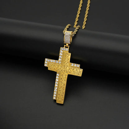 1 Piece 316 Stainless Steel  Cross Pendant