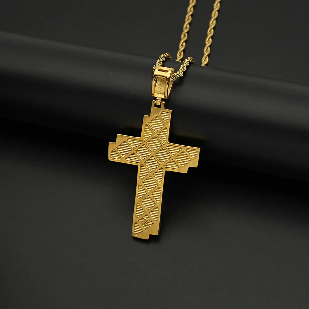 1 Piece 316 Stainless Steel  Cross Pendant