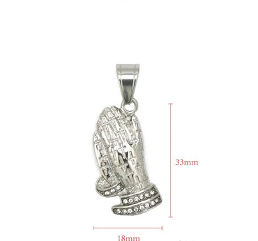 1 Piece 316 Stainless Steel  Hand Pendant