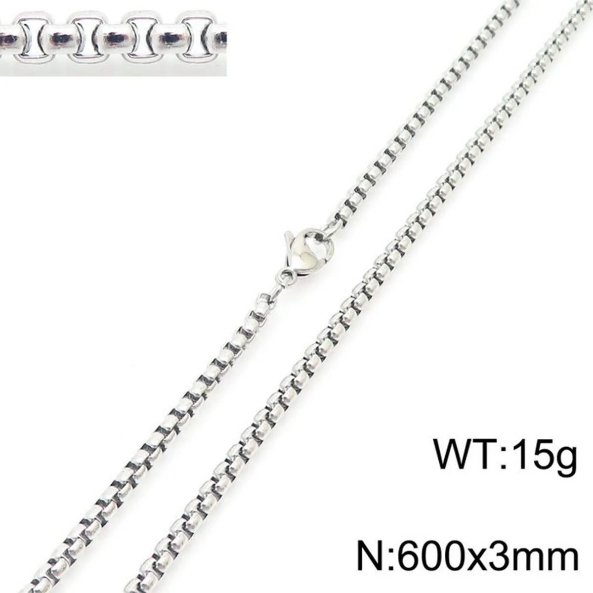 1 Piece 32*21mm 304 Stainless Steel Anchor Pendant Chain