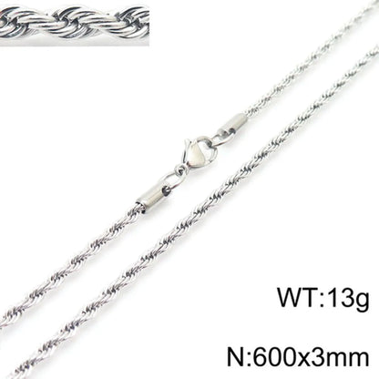 1 Piece 32*21mm 304 Stainless Steel Anchor Pendant Chain