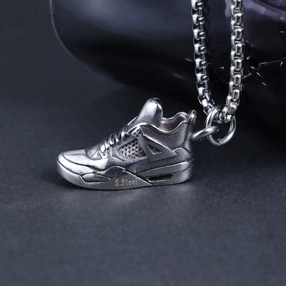 1 Piece 32.8*17.7mm 60cm 316 Stainless Steel  Geometric Shoe Polished Pendant Chain