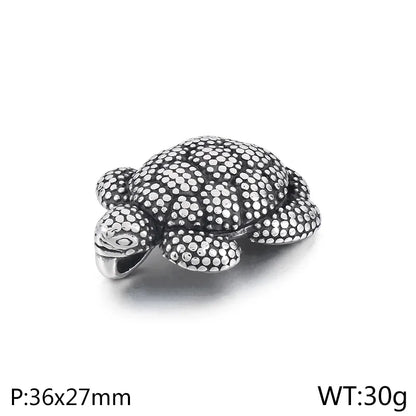 1 Piece 36 * 27mm 43 * 33mm 44 * 31mm Stainless Steel Tortoise Eye Flower Pendant Chain