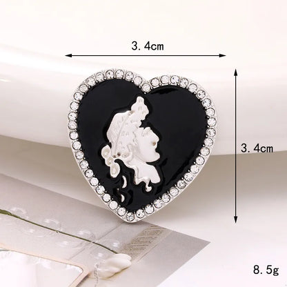 1 Piece 3.5 3cm Zinc Alloy Artificial Pearls Rhinestones Human Flower DIY Ornament Accessories