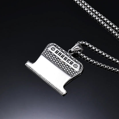 1 Piece 40mm * 30mm 316 Stainless Steel  Musical Instrument Polished Pendant Chain