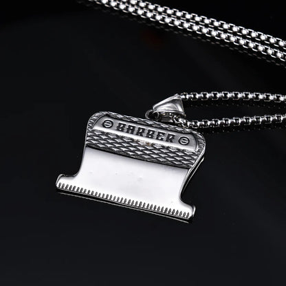 1 Piece 40mm * 30mm 316 Stainless Steel  Musical Instrument Polished Pendant Chain