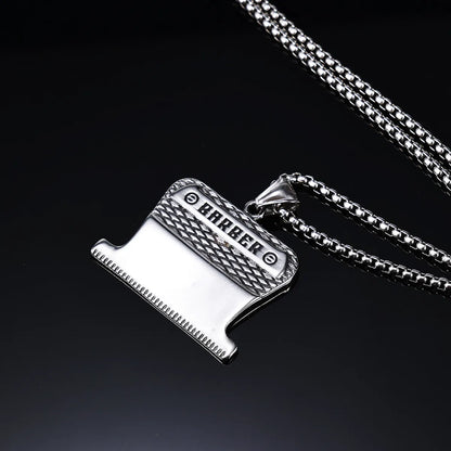 1 Piece 40mm * 30mm 316 Stainless Steel  Musical Instrument Polished Pendant Chain