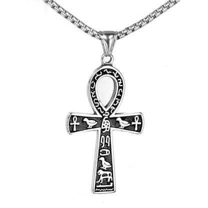 1 Piece 45*32mm Stainless Steel Cross Pendant