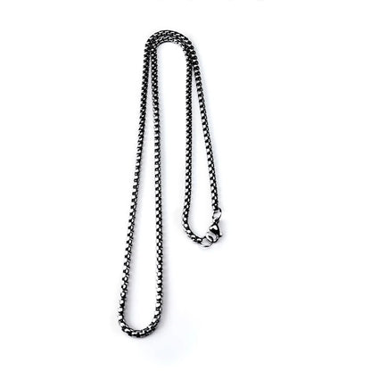 1 Piece 49*28*1.8 50*28*1.8 Hole 1~1.9mm Titanium Steel Geometric Pendant Chain