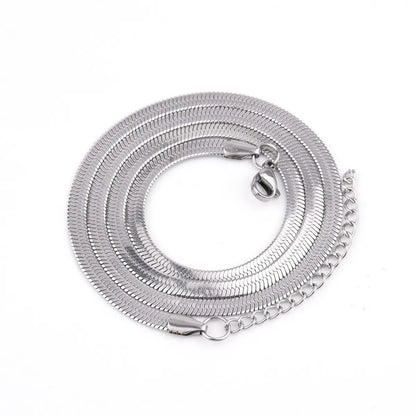 1 Piece 4mm*45+5cm Titanium Steel Jewelry Accessories