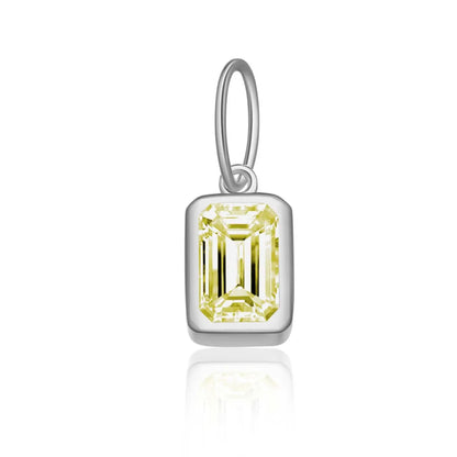 1 Piece 5*8mm Hole 5~5.9mm Sterling Silver Zircon 18K Gold Plated Rectangle Polished Pendant Chain Jump Ring