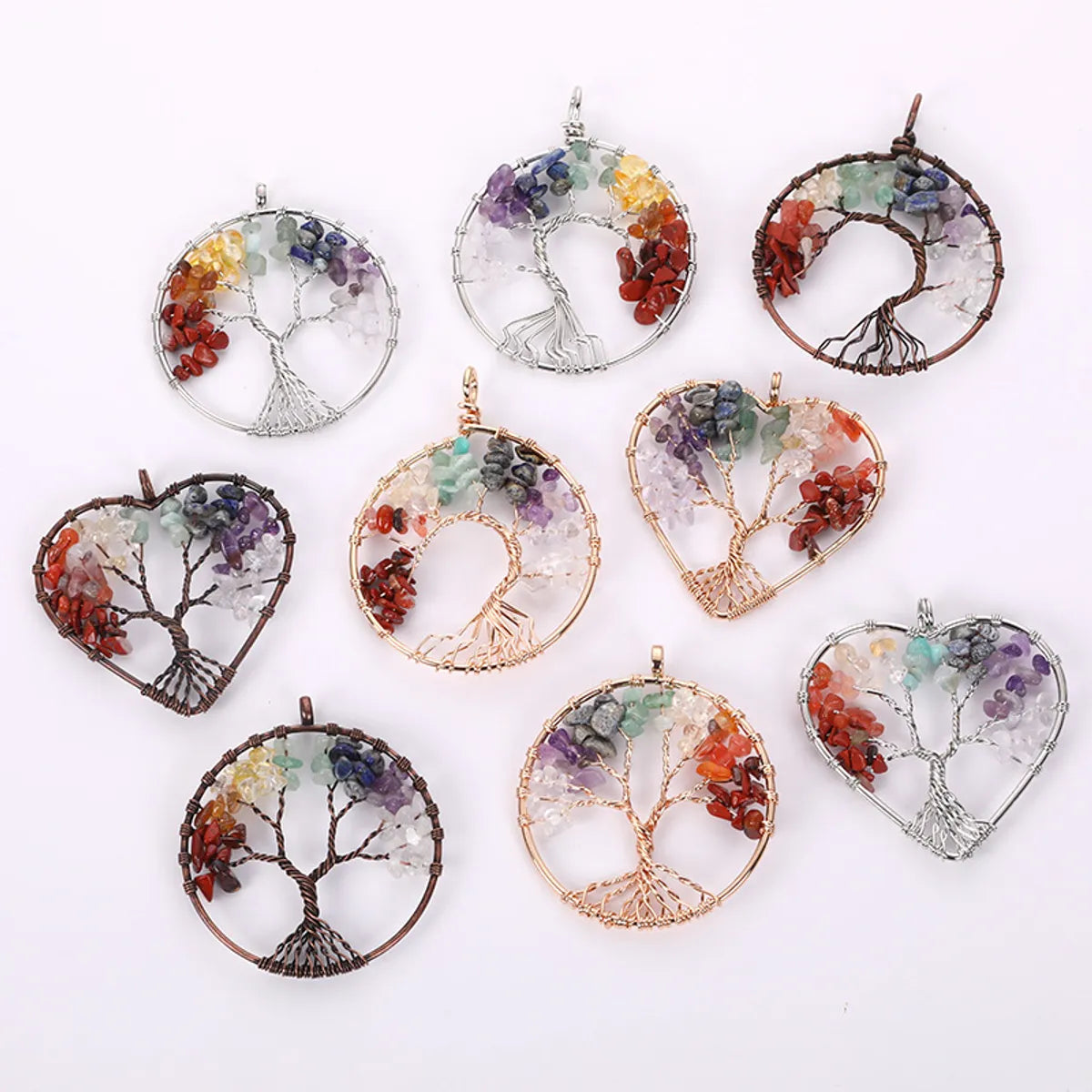 1 Piece 50mm Artificial Crystal Life Tree Pendant