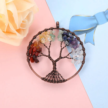 1 Piece 50mm Artificial Crystal Life Tree Pendant