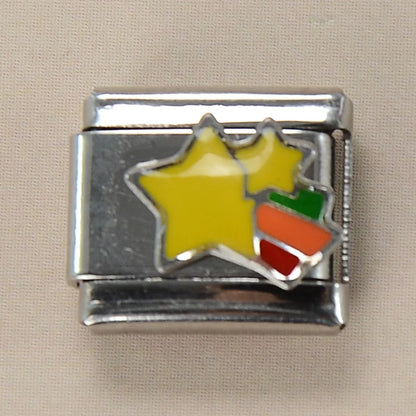 1 Piece 6*7mm Alloy Cartoon Italian Charms