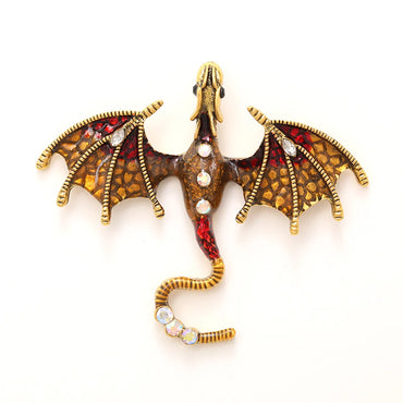 1 Piece 6.7*6.1cm 6.9*5.7cm Zinc Alloy Dragon DIY Ornament Accessories Clothing Accessories Materials