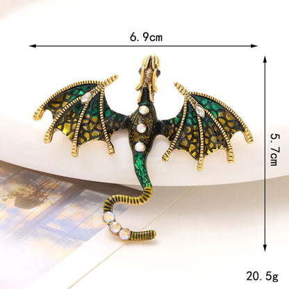 1 Piece 6.7*6.1cm 6.9*5.7cm Zinc Alloy Dragon DIY Ornament Accessories Clothing Accessories Materials