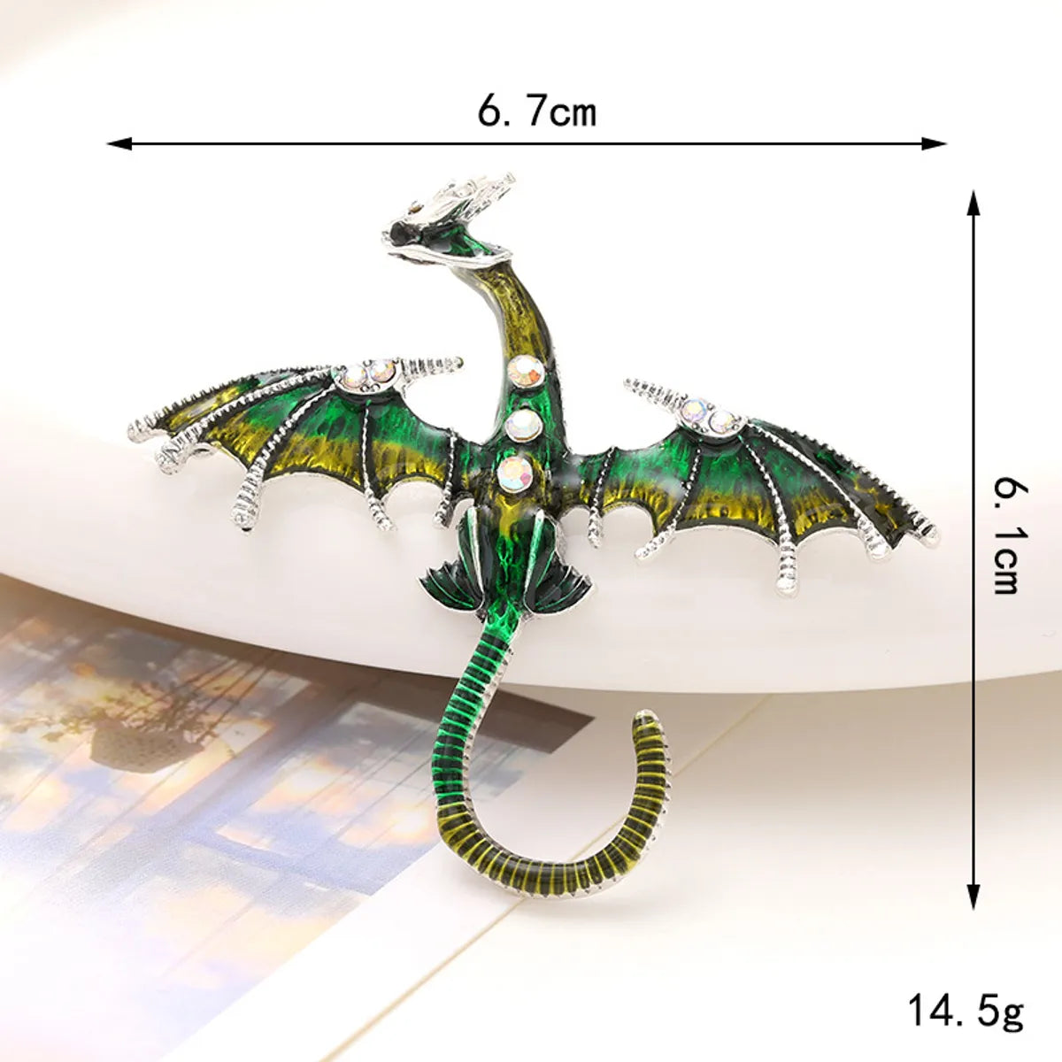 1 Piece 6.7*6.1cm 6.9*5.7cm Zinc Alloy Dragon DIY Ornament Accessories Clothing Accessories Materials