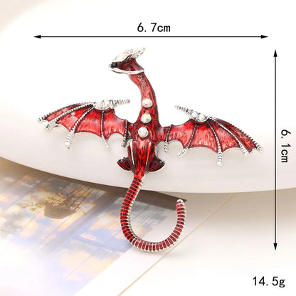 1 Piece 6.7*6.1cm 6.9*5.7cm Zinc Alloy Dragon DIY Ornament Accessories Clothing Accessories Materials