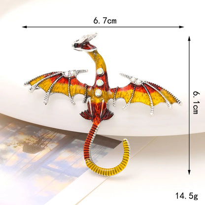 1 Piece 6.7*6.1cm 6.9*5.7cm Zinc Alloy Dragon DIY Ornament Accessories Clothing Accessories Materials