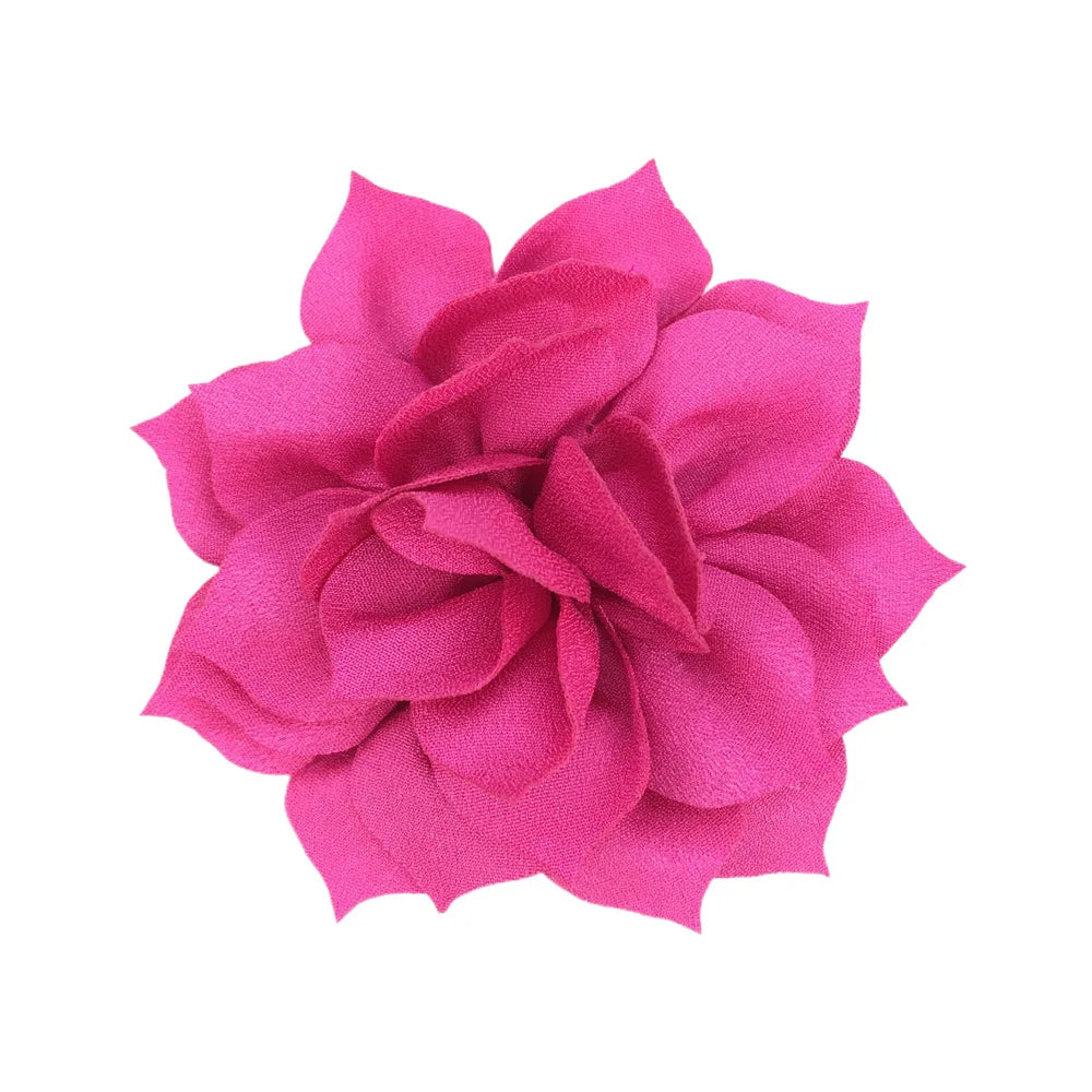 1 Piece 8cm Chiffon Solid Color Flower Flower Shape Bead Caps