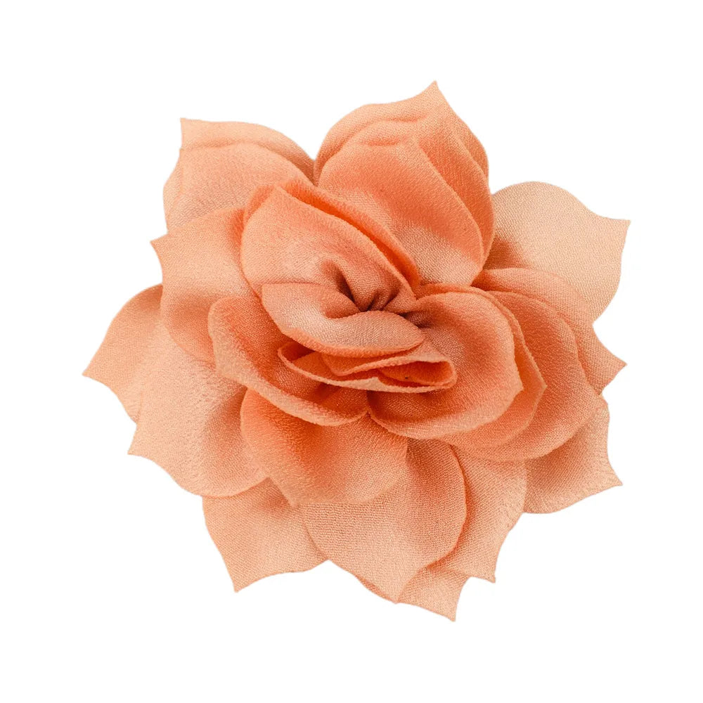 1 Piece 8cm Chiffon Solid Color Flower Flower Shape Bead Caps