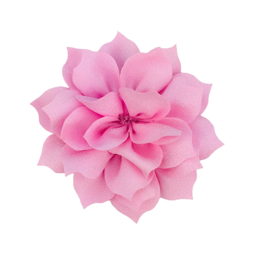 1 Piece 8cm Chiffon Solid Color Flower Flower Shape Bead Caps