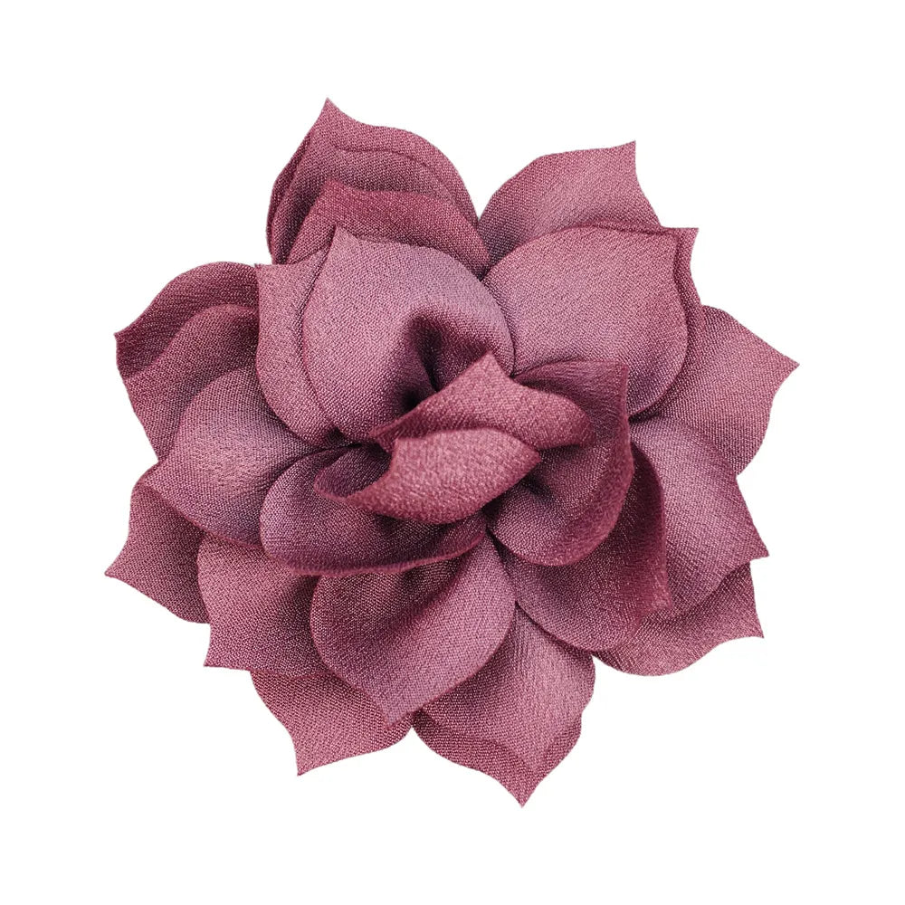 1 Piece 8cm Chiffon Solid Color Flower Flower Shape Bead Caps