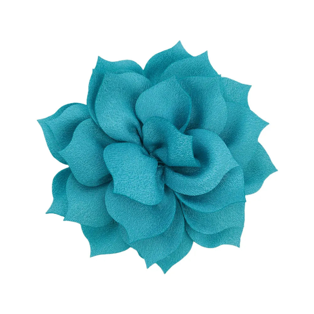 1 Piece 8cm Chiffon Solid Color Flower Flower Shape Bead Caps