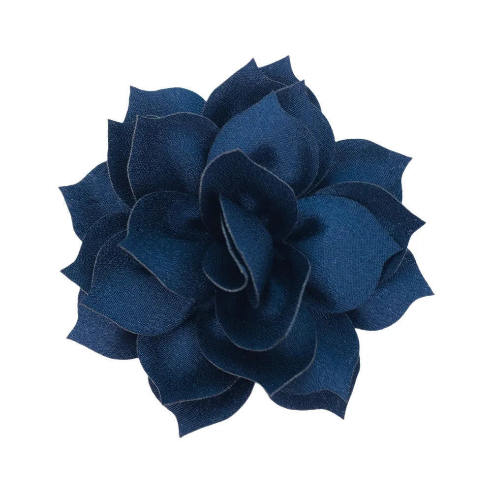 1 Piece 8cm Chiffon Solid Color Flower Flower Shape Bead Caps