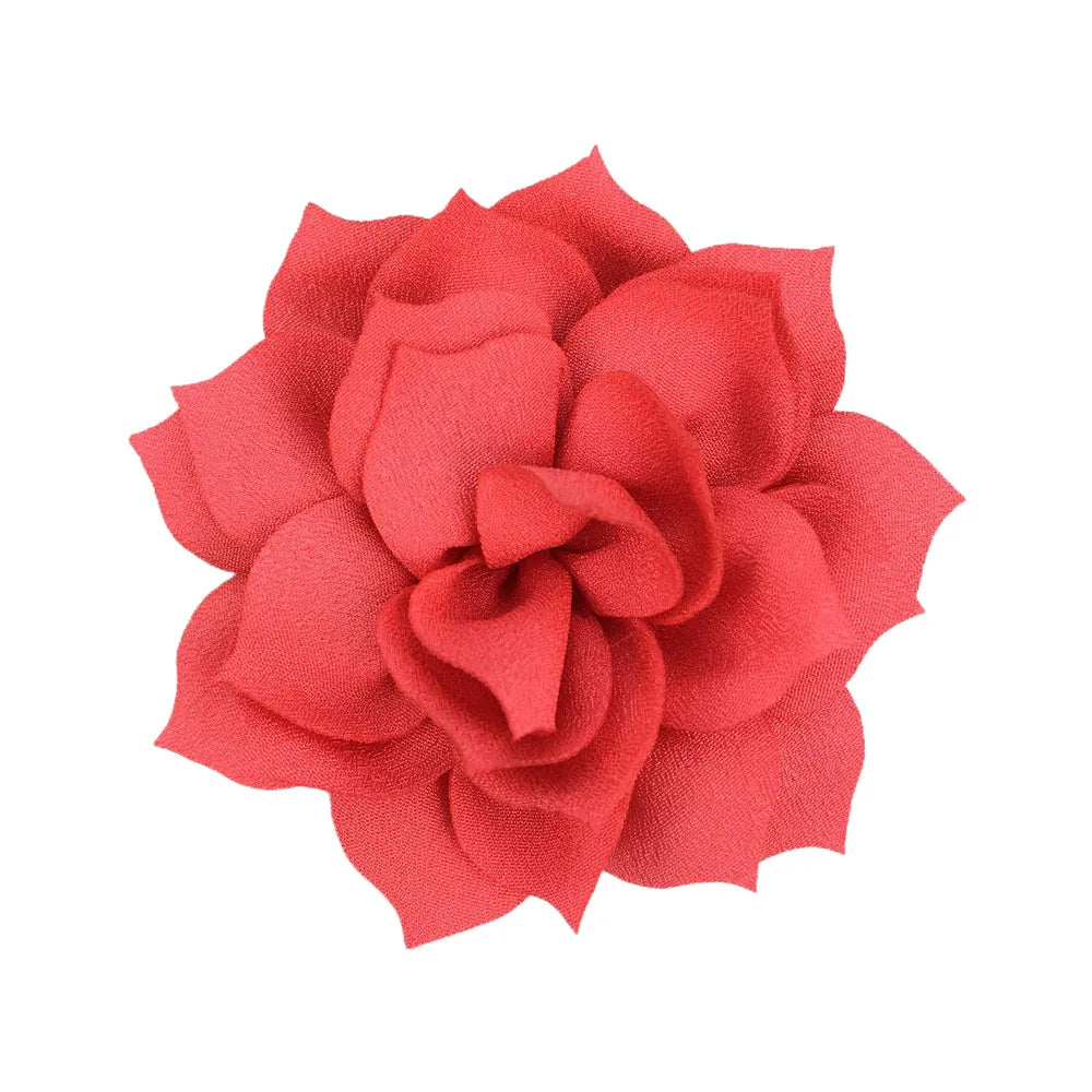 1 Piece 8cm Chiffon Solid Color Flower Flower Shape Bead Caps