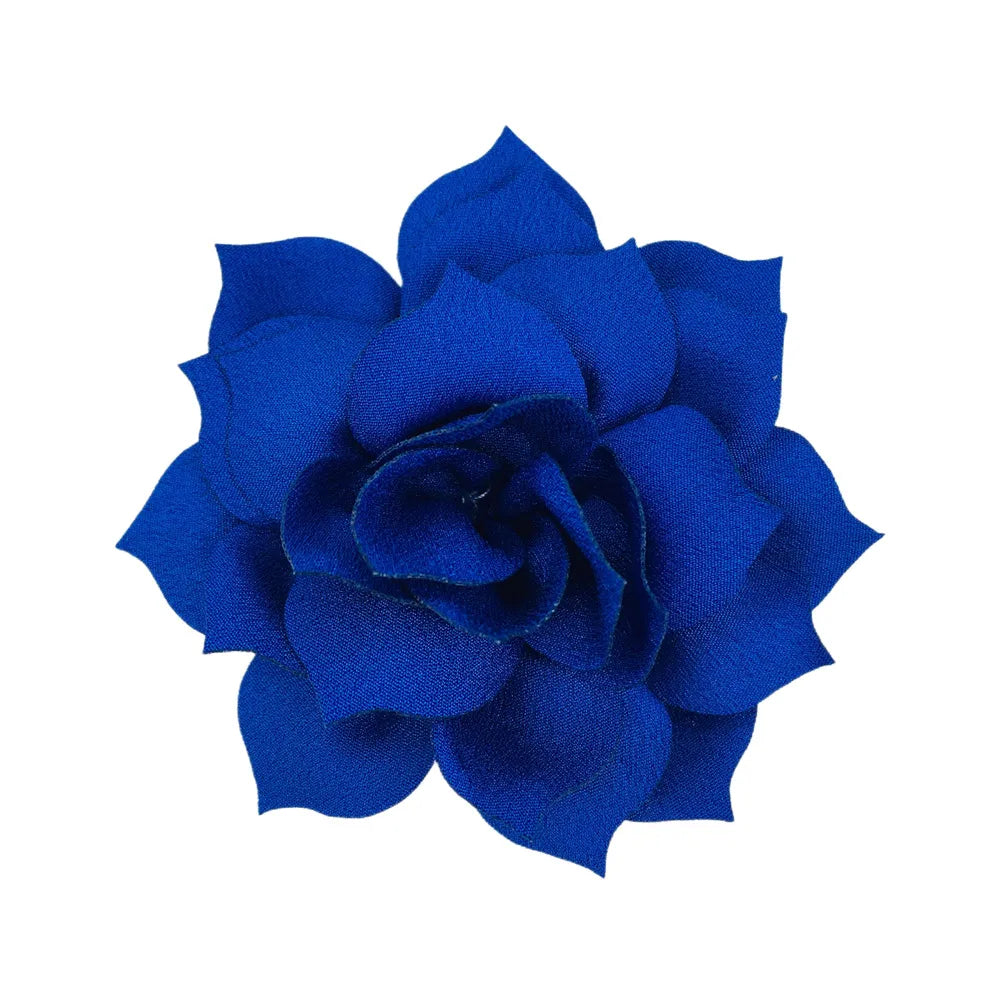 1 Piece 8cm Chiffon Solid Color Flower Flower Shape Bead Caps