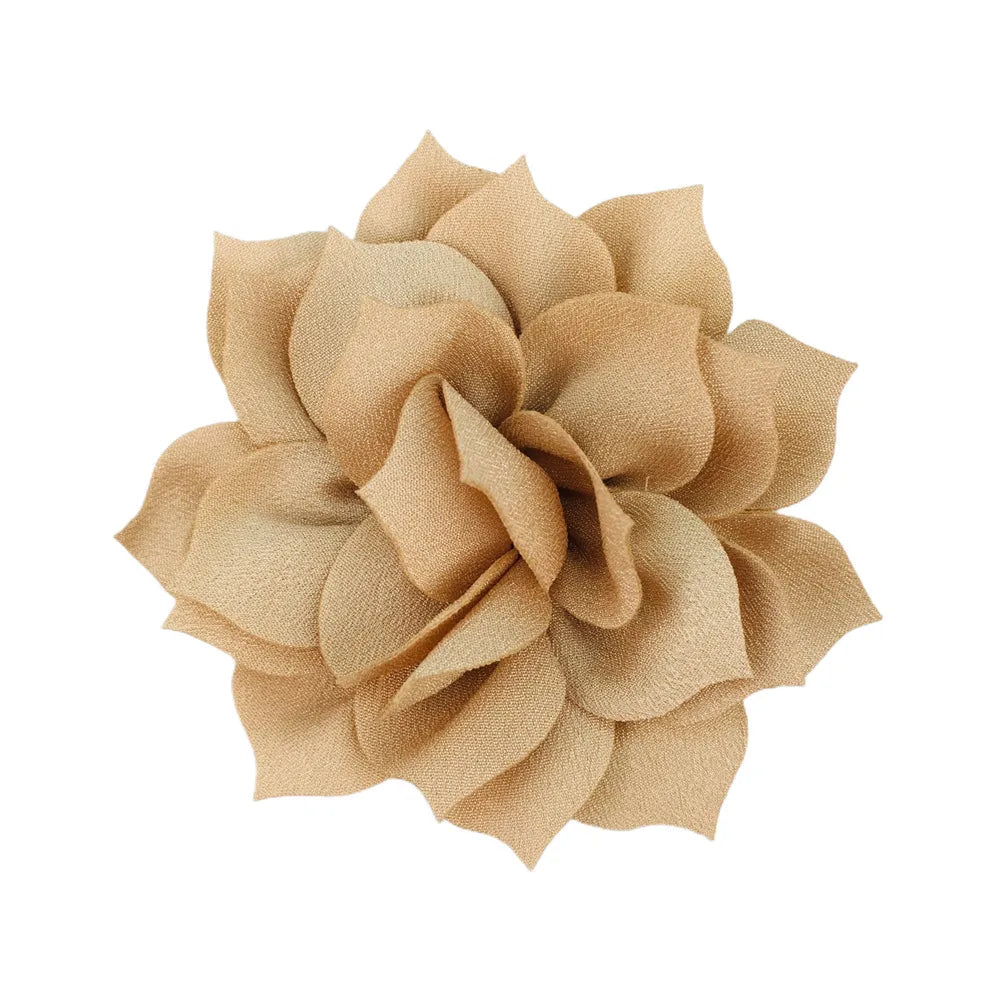 1 Piece 8cm Chiffon Solid Color Flower Flower Shape Bead Caps