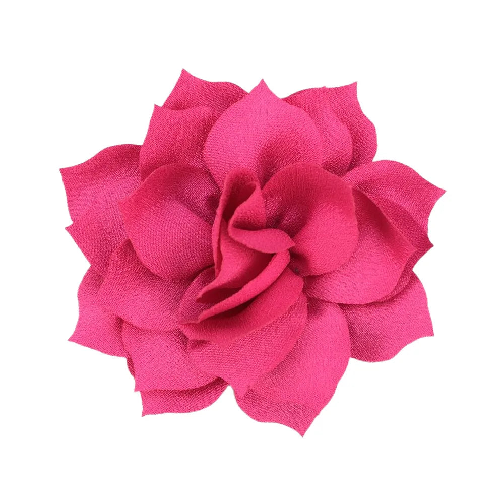 1 Piece 8cm Chiffon Solid Color Flower Flower Shape Bead Caps