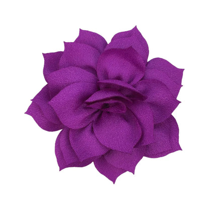 1 Piece 8cm Chiffon Solid Color Flower Flower Shape Bead Caps