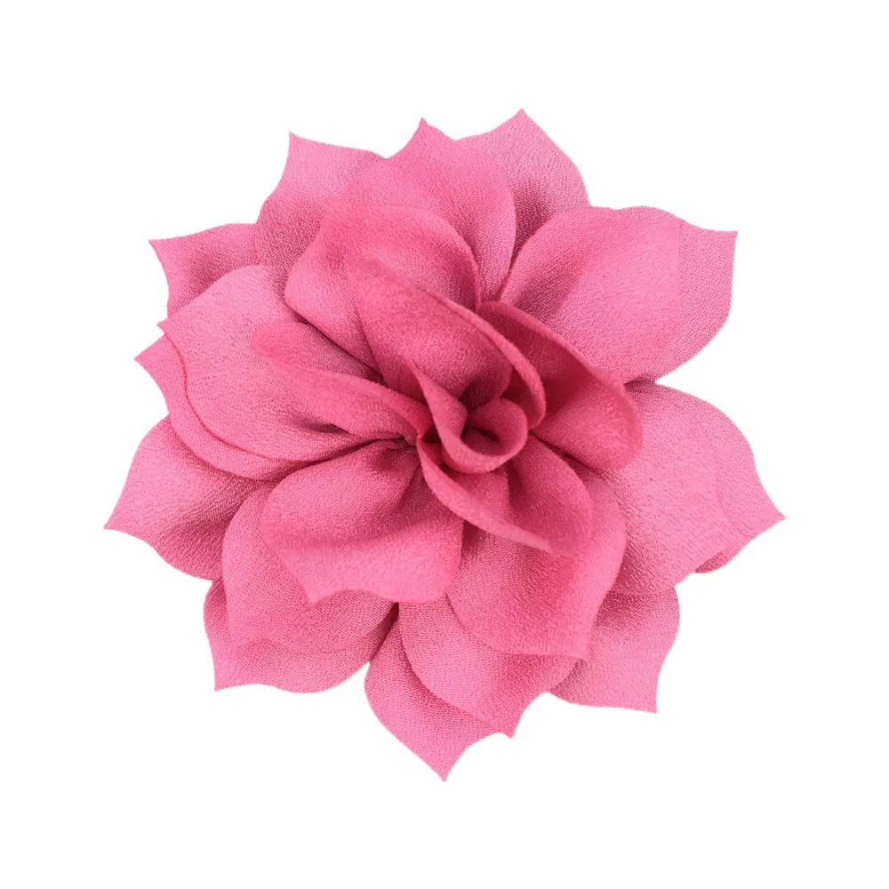 1 Piece 8cm Chiffon Solid Color Flower Flower Shape Bead Caps