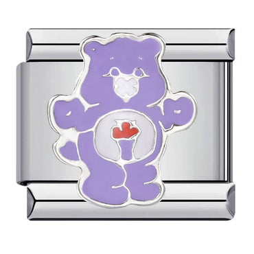 1 Piece 9*10mm 304 Stainless Steel Bear Italian Charms