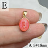 1 Piece 9.5*19mm Copper Geometric Pendant