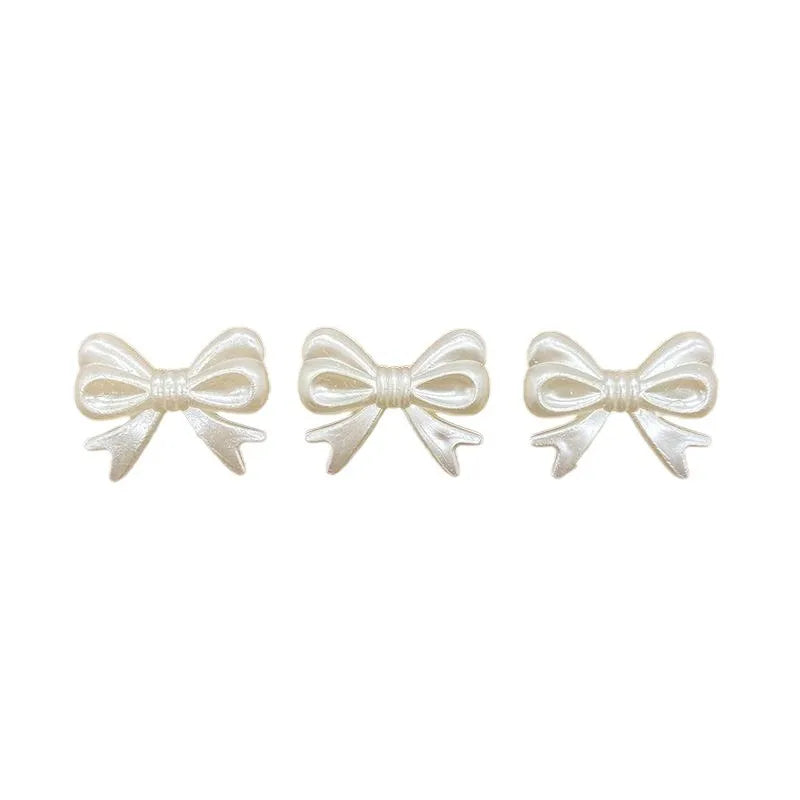 1 Piece ABS Imitation Pearl Butterfly Bow Knot Beads