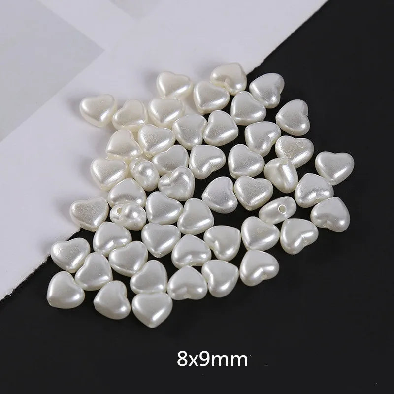 1 Piece ABS Imitation Pearl Butterfly Bow Knot Beads