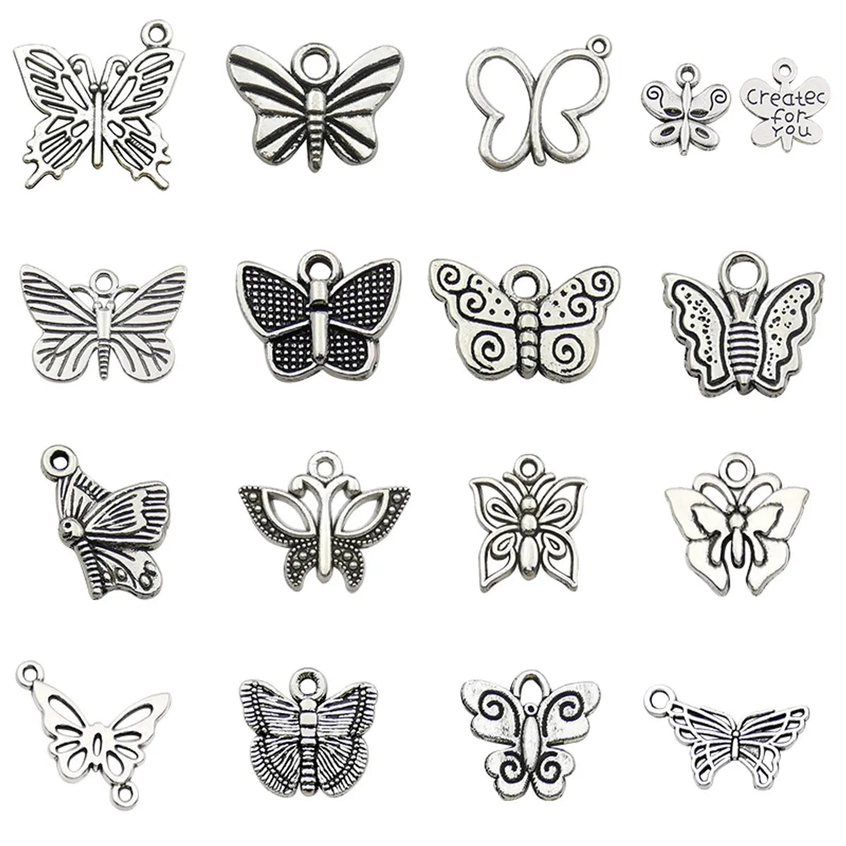 1 Piece Alloy Butterfly Pendant