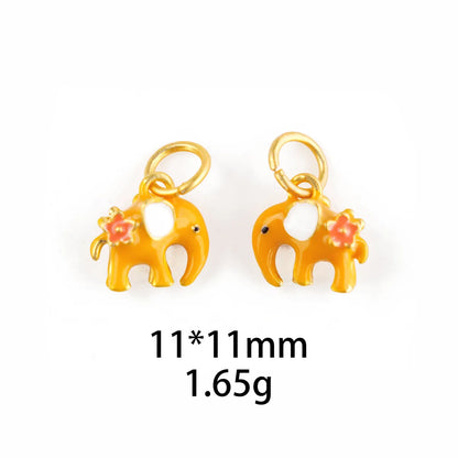 1 Piece Alloy Elephant Pendant