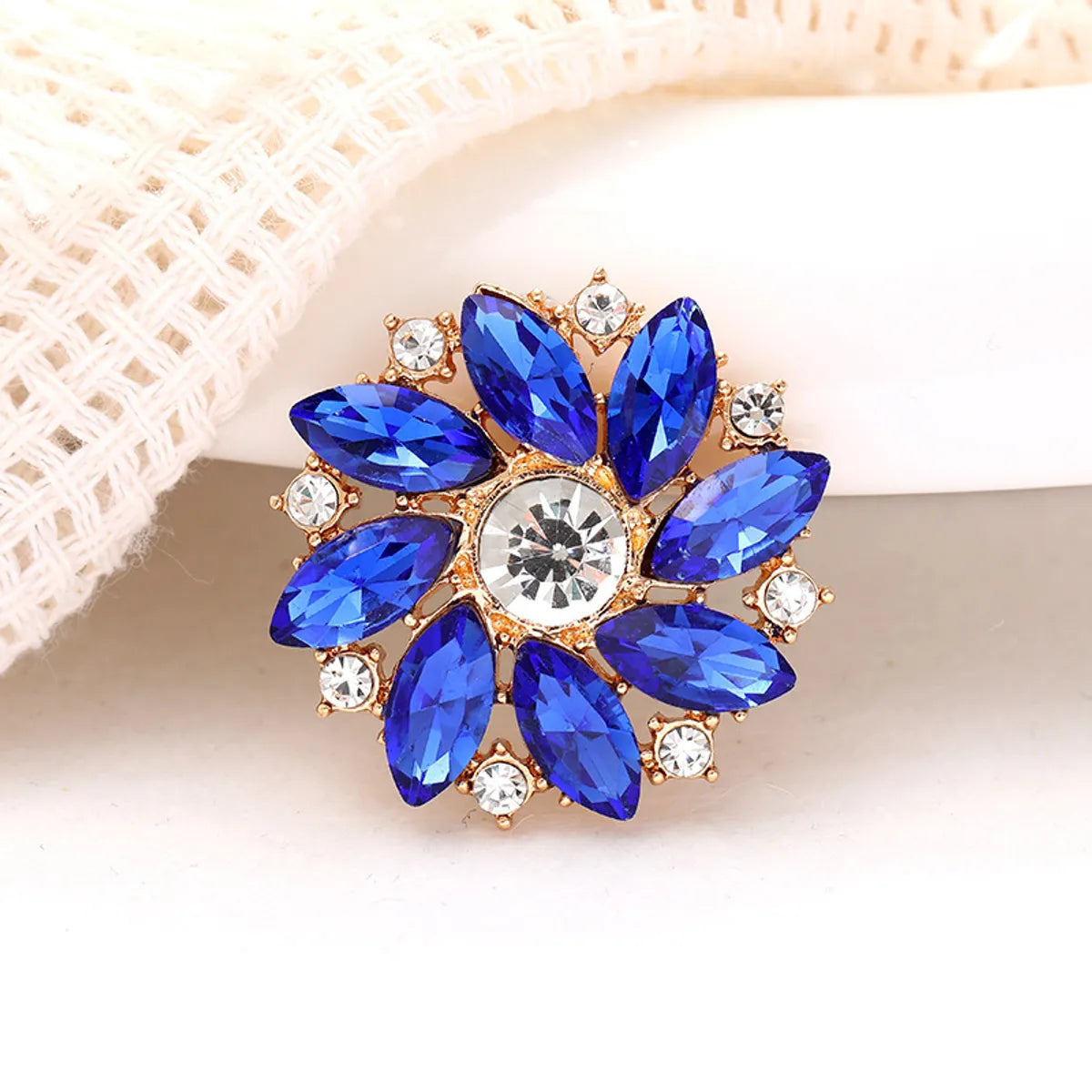 1 Piece Alloy Flower Beads