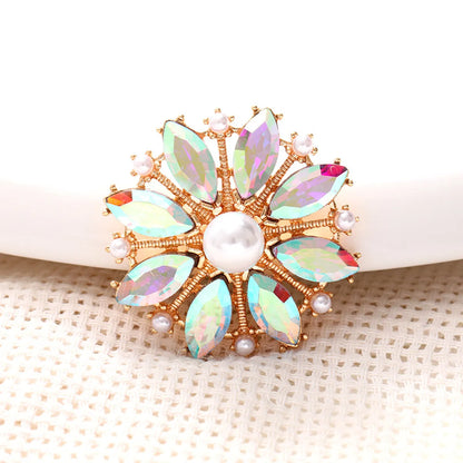 1 Piece Alloy Flower Beads