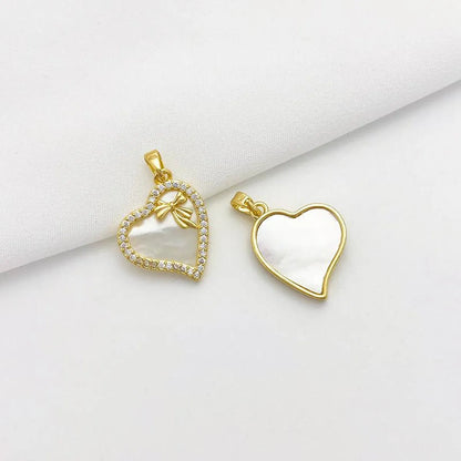 1 Piece Alloy Gold Plated Color Block Pendant