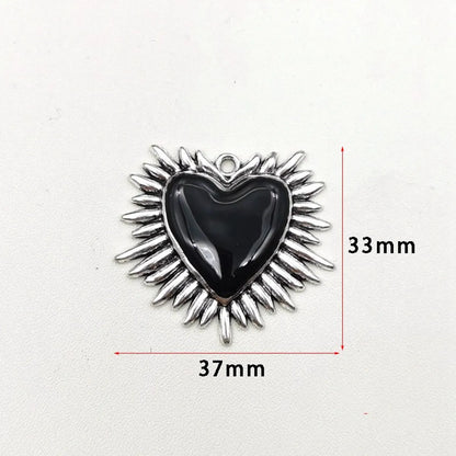 1 Piece Alloy Heart Shape Pendant