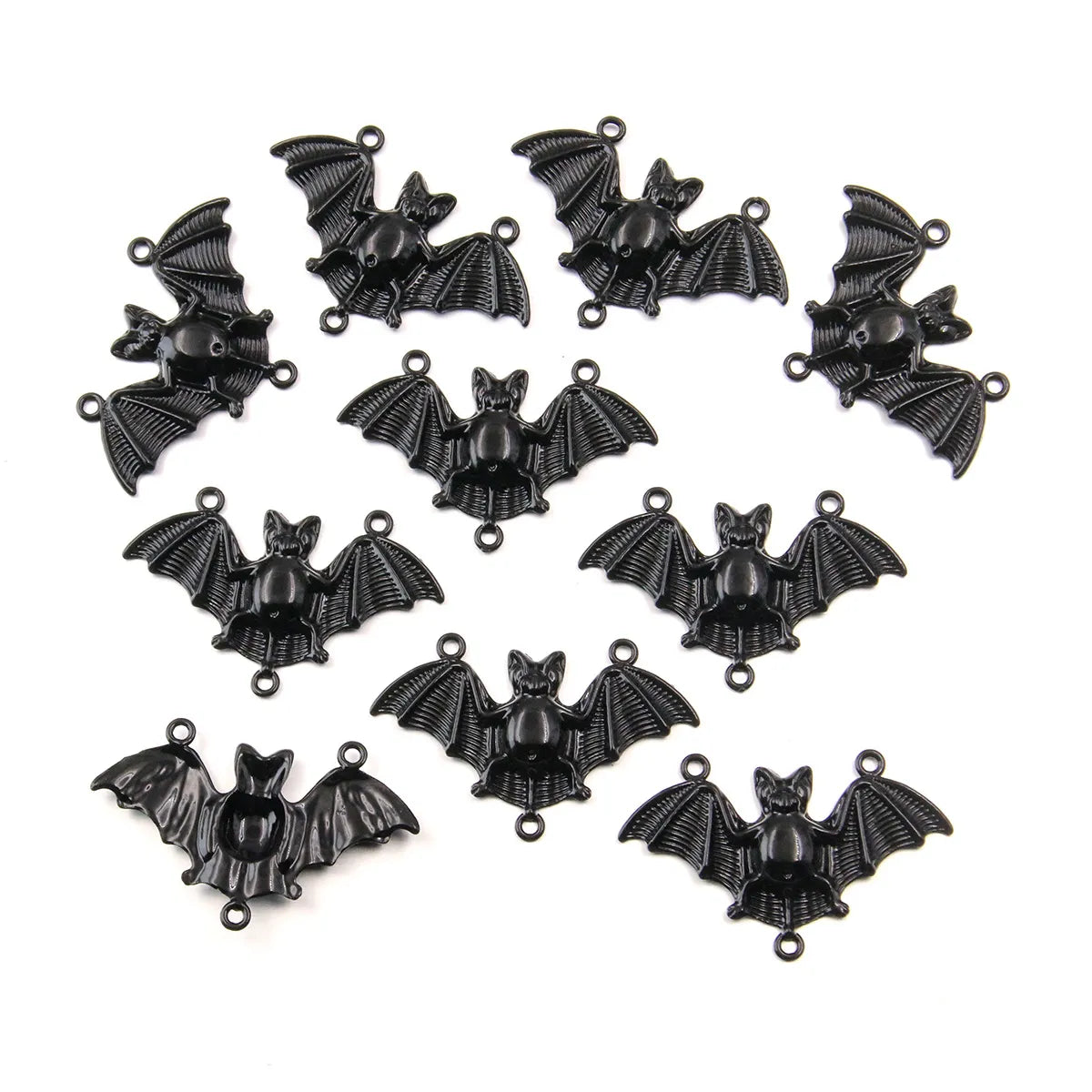 1 Piece Alloy Moon Bat Pendant