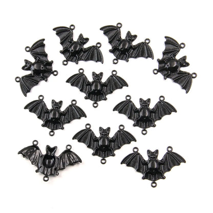 1 Piece Alloy Moon Bat Pendant